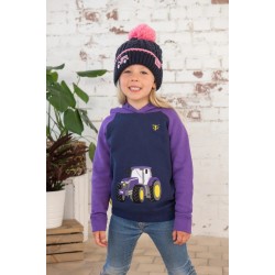 Hoody - FARM - TRACTOR - JILL - Sweatshirt - PURPLE - last 2-3y