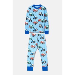 Pyjamas - Lighthouse - FARM - Slim fit - Blue Tractor Print 