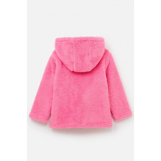 Fleece - Lighthouse - Gracie - Zipped Sherpa fleece with Hood - Blush Pink