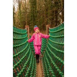 ALL IN ONE SUIT - PINK - Light Packable RAIN - PUDDLE - last two