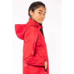 JACKET - Light Packable - RAIN - RED - 2-4y and  5-7y