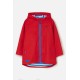 COAT - Ethan - RED with blue stripe lining 