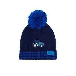 Hat - Winter - Bobble - BLUE - Tractor - 2-4 yr and 5-10 yr- last two
