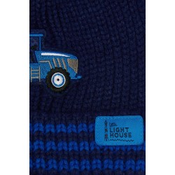 Hat - Winter - Bobble - BLUE - Tractor - 2-4 yr and 5-10 yr- last two