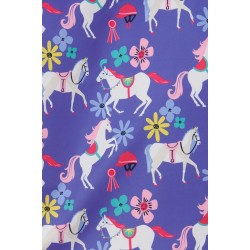 COAT - HORSES - FREYA - FARM - Horses and Flowers - Purple and Pink