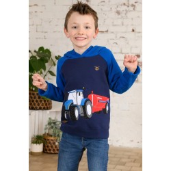 Hoody - FARM - TRACTOR - JACK - BLUE - last two 