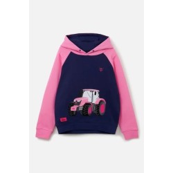 Hoody - FARM - TRACTOR - JILL - Pink sweet pea - last two