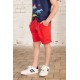 SHORTS - Lighthouse - LOUIE - RED with pockets
