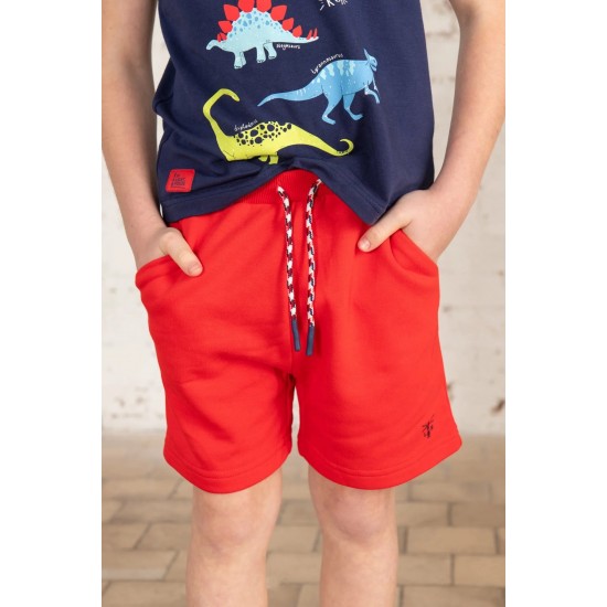 SHORTS - Lighthouse - LOUIE - RED with pockets