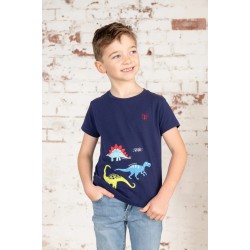 Top - DINOSAURS - Oliver - Navy - last  2-3y