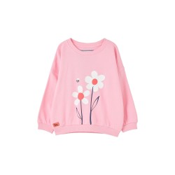 Sweatshirt - Flora - Dusky Pink - FLOWERS