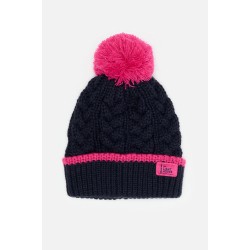 Hat - Winter - Bobbie - Pink - Navy and Pink  - 2-4y and 5-10 y
