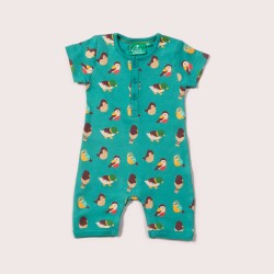 Babygrow - Romper - SUMMER - LGR - Shortie Summer - GARDEN BIRDS - UNISEX