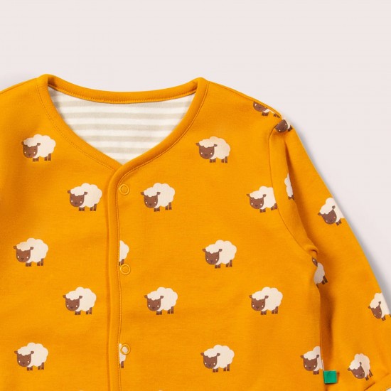 Jacket - LGR - REVERSIBLE - Counting Sheep and soft stripes  - UNISEX
