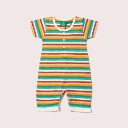 Babygrow - Romper - SUMMER - LGR - Shortie Summer - Rainbow Stripe  - UNISEX