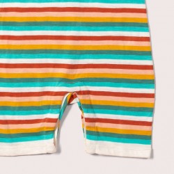 Babygrow - Romper - SUMMER - LGR - Shortie Summer - Rainbow Stripe  - UNISEX