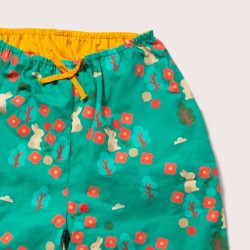 Trousers - REVERSIBLE - BUNNY - LGR - Forest bunny walk and yellow - last 18-24m 