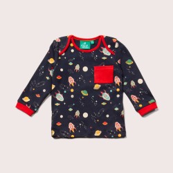 Set - SPACE = 2pc - GR - Outer Space Planets  - UNISEX - Top and Jogger 
