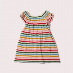 Dress - LGR - Pocket - Rainbow Striped - Happy Playday  -  flash no return offer