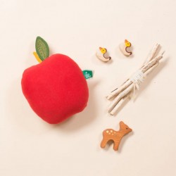 Toys - Baby - Soft Toys - LGR- APPLE - An Apple A Day - 100% organic cotton - from 0m  - last one