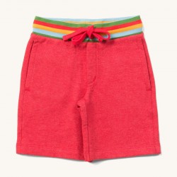 Shorts - LGR - RED with stripe waist 