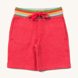 Shorts - LGR - RED with stripe waist 