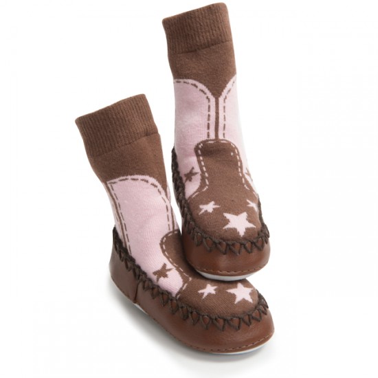 Shoes and Slippers - Moccasins - COW GIRL - slipper sock soft shoes 2-3y- last size - no return offer