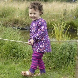 Set - WOODLAND - 2pc - Piccalilly - Purple  Woodland treasures Top and Leggings -  last size 6-12m