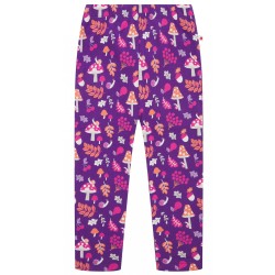 Leggings - Animals - Woodland -  Piccalilly - Purple Treasures - last two 12-18m , 3-4y