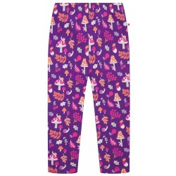 Leggings - Piccalilly - Purple Woodland Treasures 