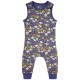 Trousers - Dungarees - Piccalilly - Purple Star Rainbow  Cosmic Weather 
