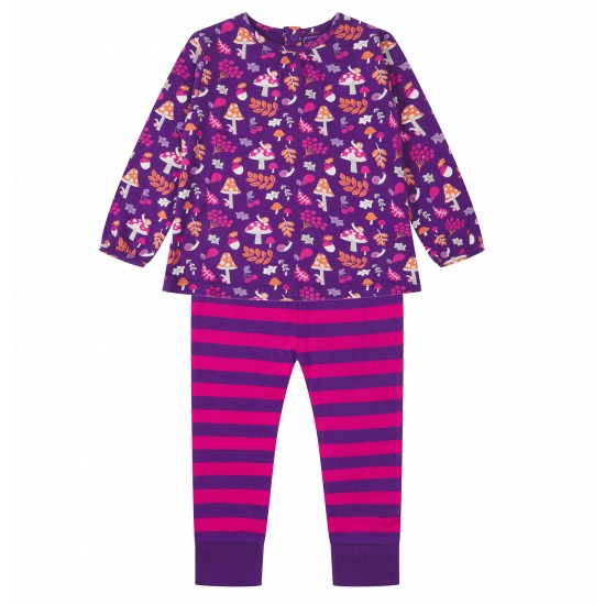 Set - 2pc - Piccalilly - Purple  Woodland treasures Top and Leggings -  last size 