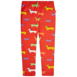 Leggings - Animals - DOGS - Piccalilly - Sausage Dogs - Orange - UNISEX