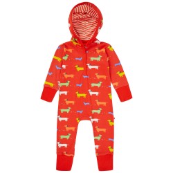 Snuggle Suit - Baby and Toddler - Piccalilly - UNISEX - Sausage Dogs 