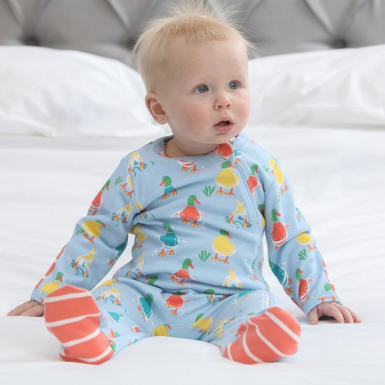 Babygrow - Babygrow - Piccalilly - Zipped -  duck days