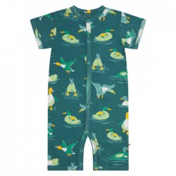 Babygrow - Romper - SUMMER - Piccalilly - SHORTIE - Duck and Dive