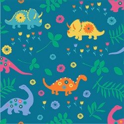 Babygrow - Romper - PICCALILLY - Rainbow Dinosaurs
