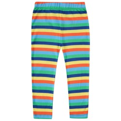 Leggings - Stripes - Piccalilly - Rainbow stripe