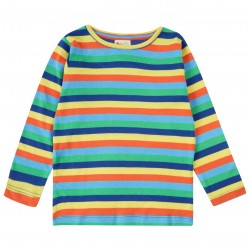 Top - Piccalilly - Rainbow Stripe 