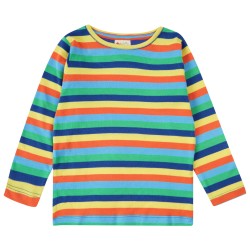 Top - STRIPES - Piccalilly - Rainbow Stripe  