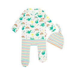 Babygrow - DRAGON - SET - Piccalilly - DRAGON - Rainbow dragon - UNISEX - clearance
