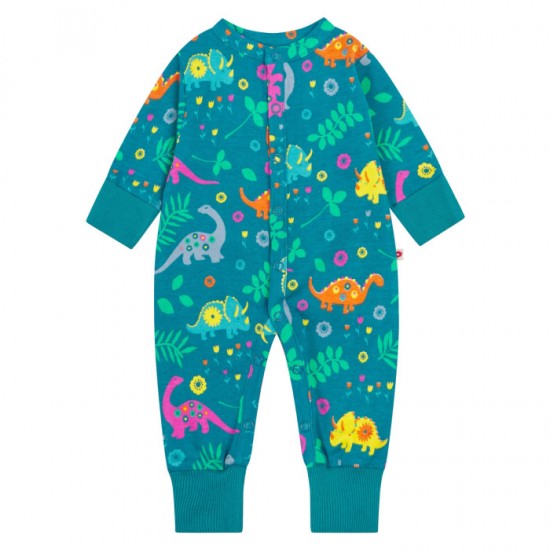 Babygrow - Romper - PICCALILLY - Rainbow Dinosaurs