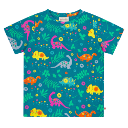 Top - DINOSAURS - Piccalilly - Dinosaurs - Rainbow - Unisex