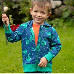 Hoody - DRAGON - Piccalilly - Zip up - Dragon Magic - last size 3-4y