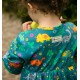Dress - Piccalilly - Dinosaurs - rainbows (matching top and pants also available)
