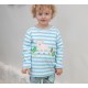Top - Piccalilly - Piglet - Blue stripe