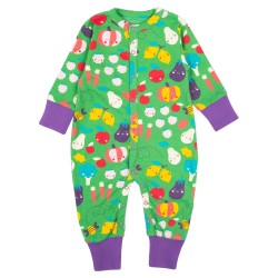 Babygrow - Romper - GARDEN - PICCALILLY - Grow your own fruit and vegetable