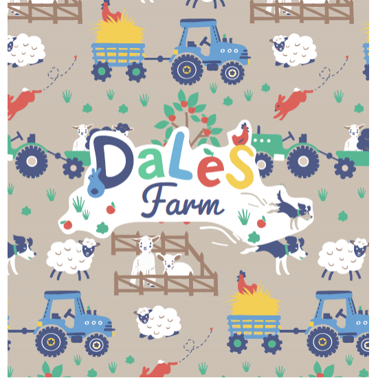 Babygrow set - FARM - 3pc - Piccalilly - FARM - DALES FARM - top, leggings and hat - UNISEX