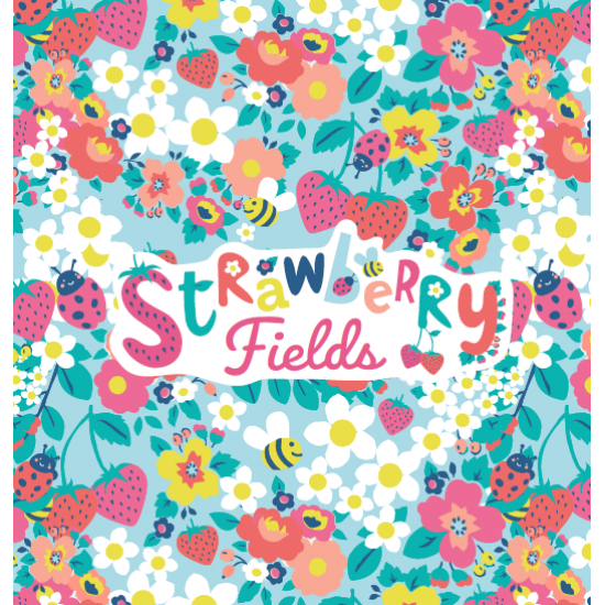 Dress - Piccalilly - Sleeveless - Strawberry Fields