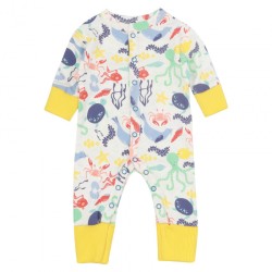 Babygrow - Romper - Piccalilly - UNDERWATER Sealife - UNISEX